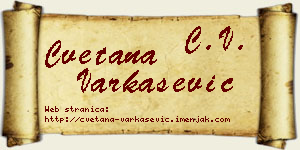 Cvetana Varkašević vizit kartica